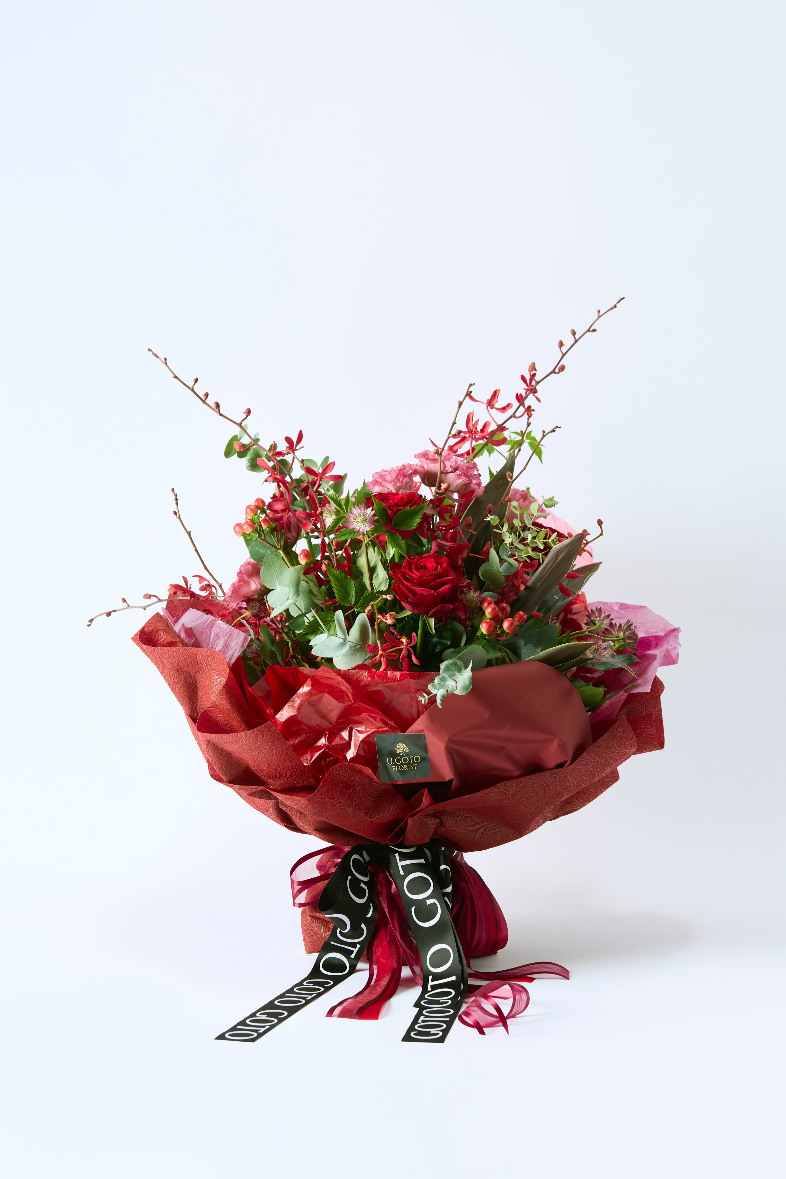 Crimson Elegance I 花束-ゴトウフローリスト