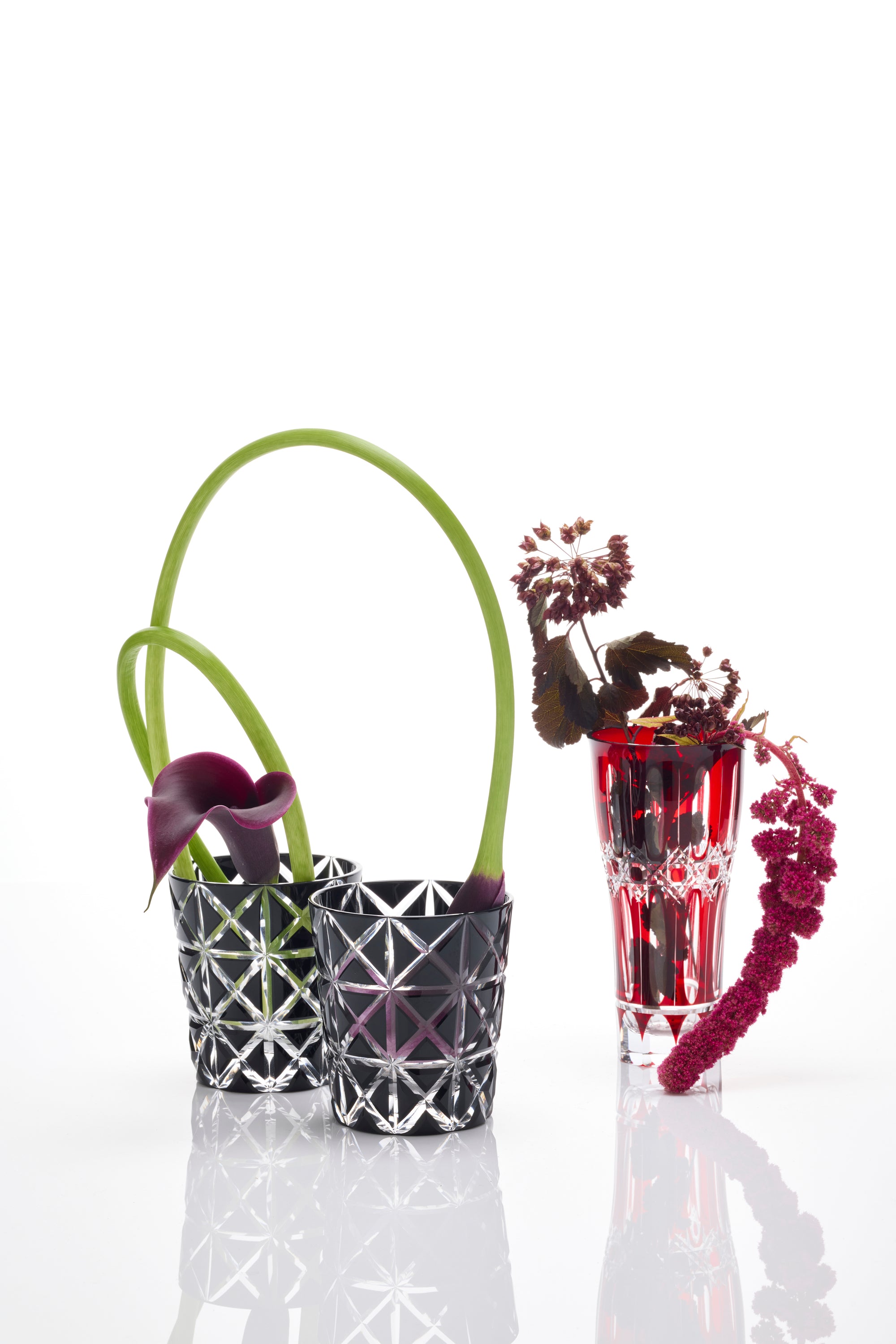 Midnight Facet Vase 《ミッドナイトファセット・ベース》